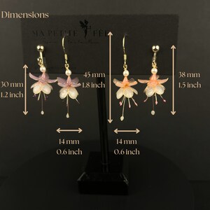PREORDER Dee Earrings in Fuchsia Frost