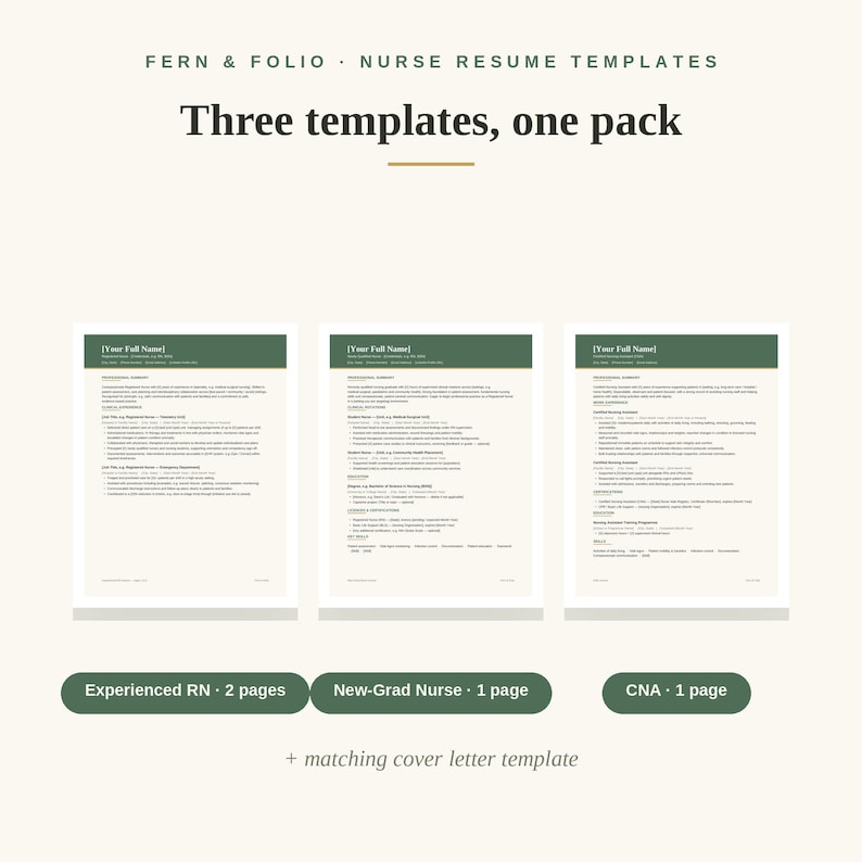 Packing Cv Examples Nurse Resume Template UK Printable | Resume, New Grad Nurse Resume, ATS ...