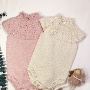 5 SIZE, PDF Knitted Pattern, Knitted romper, Knitted body