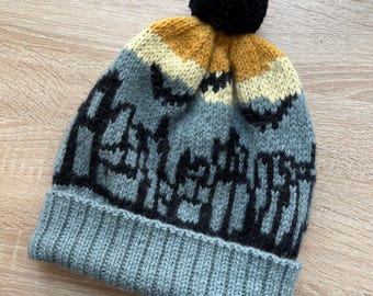 Bats in the city. Knitting pattern