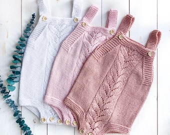 PDF - Size newborn- Knitted Pattern- Instant Download - Beginner Pattern