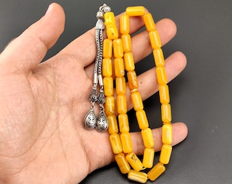 Baltic Amber Rosary, Real Amber Rosary, Natural Amber Rosary, İslamic Gift, İslamic Prayer beads, islamic rosary, Misbaha, Hero Amber Rosary