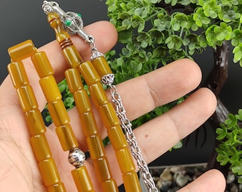 Faturan Amber Rosary, Bakelite Rosary 33 islamic Rosary, Misbaha, Tasbih, Tasbeh, muslim rosary gift, sabha, masbaha, İslamic prayer beads