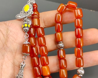 Rosario de ámbar Faturan, Rosario de baquelita 33 Rosario islámico, Misbaha, Tasbih, Tasbeh, regalo musulmán, tasbih musulmán, masbaha, cuentas de oración islámicas