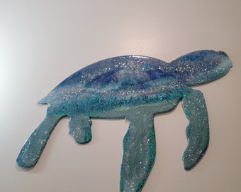 Glow in the Dark Turtle Wall Art