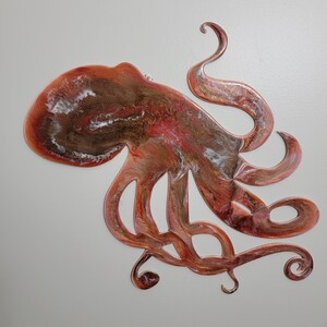 Glow in the Dark Octopus Wall Art