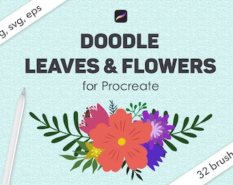 Floral procreate Stempelpinsel