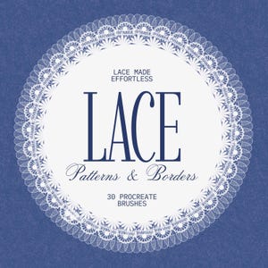 Procreate Lace Brushes | Patterns & Borders