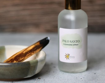 Palo Santo Cleansing Spray, Holy Wood Scent, Natural Perfume, Ecuador Origin