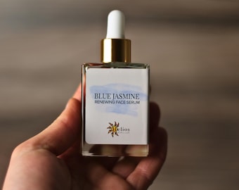 Blue Tansy Face Serum, Clean Beauty, Infused Jojoba, Vegan Skincare