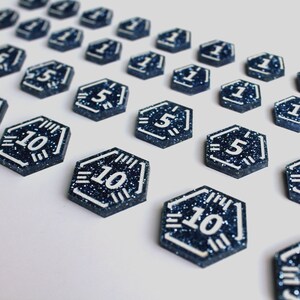 Victory Point Tokens for Race/Roll for the Galaxy