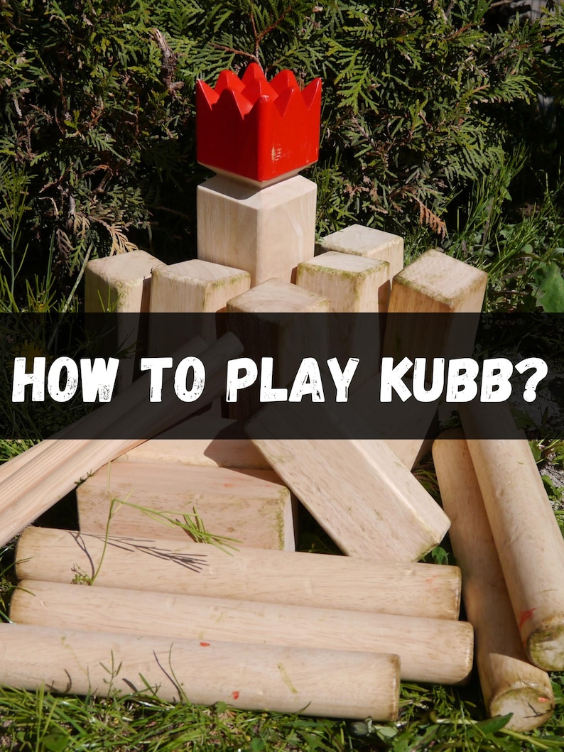 How to Play Kubb? Rules Poster Lawn Games Kubb Illustrated Poster How to Play Kubb? Rules Poster Lawn Games Kubb Illustrated Poster