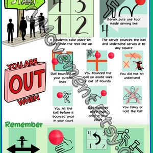 Outdoor Game Rules Posters Bundle, Printable Playground & Backyard Game ...