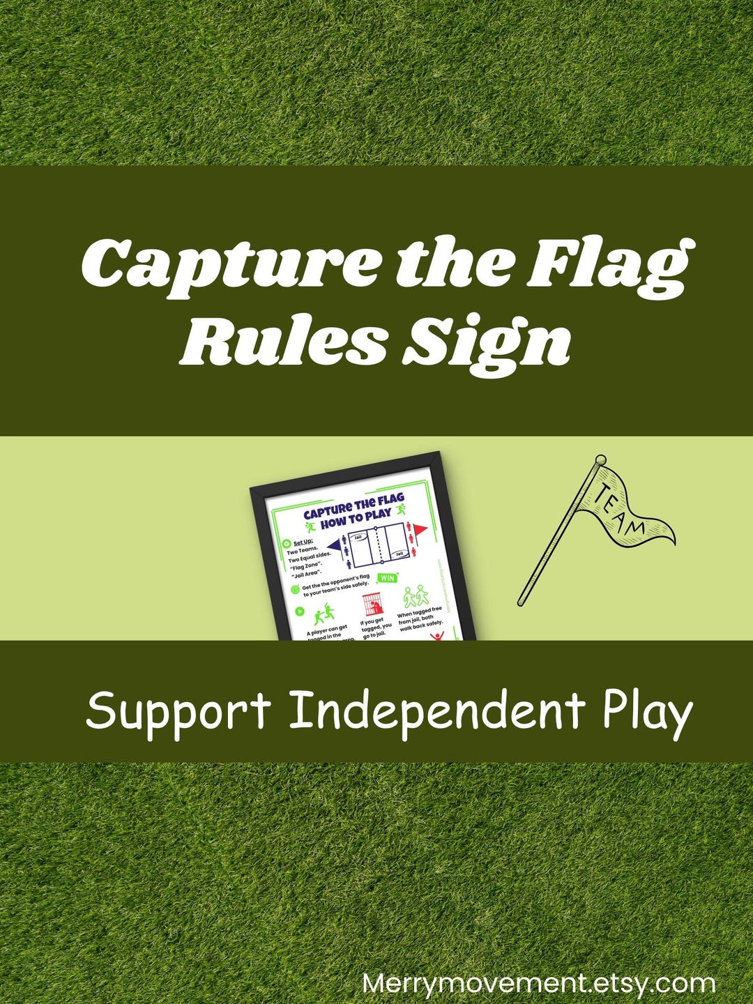 Capture The Object Rules.pdf Capture the Flag Rules Poster & Game Printables: PE, Camp, Recess (PDF ...