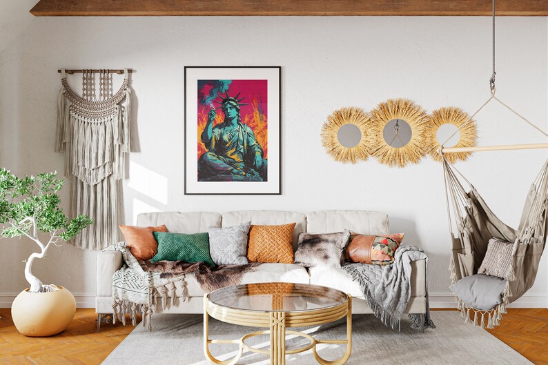 Statut of Liberty Wall Art, New York City, Trendy Art Prints, NYC