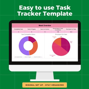 Modello di attività settimanale di Excel, monitoraggio dei modelli, assistente virtuale di Excel, modello di gestione dei progetti, strumento di monitoraggio dei progetti