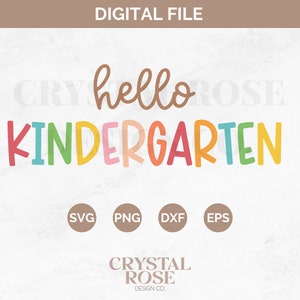 Hallo Kindergarten SVG, Lehrer SVG, Klassenzimmer SVG, Zurück in der Schule, Klassenzimmer Zeichen SVG, Schulanfang Willkommen