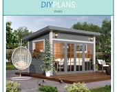 12x8 Backyard Office Plans and Build Guide | DIY Woodworking Instructions