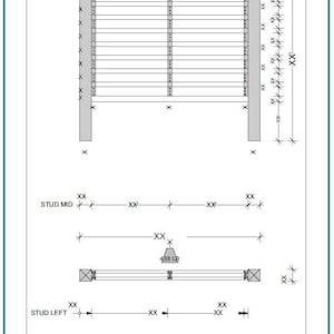 Wooden Outdoor Fence – DIY Blueprints, Step-by-step Woodworking Guide ...