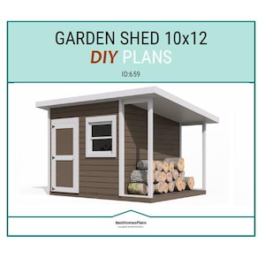 10’x12’ Garden Shed Plans and Build Guide | DIY Woodworking Instructions