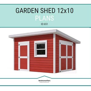 12x10 Garden Shed Plans and Build Guide | DIY Woodworking Instructions