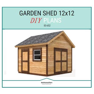 12x12 Garden Shed Plans and Build Guide | DIY Woodworking Instructions