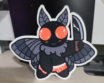 Kawaii Mothman Sticker