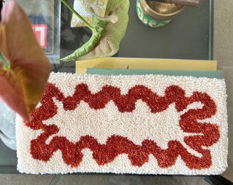 Handmade Hand Dyed Coaster | Natural Dye | Mug Rug | Tufted Coasters | Drink Coasters | Aesthetic Home Decor