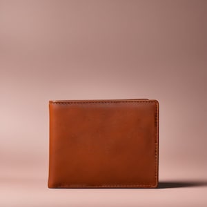 Perfect Gift Personalized Engraved Leather RFID Wallet for Him Anniversary Christmas Gift for Men Husband, Boyfriend, Father, Dad, Son