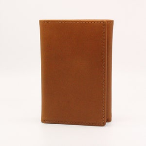 Anniversary Gift for Him | Men's Trifold Wallet RFID Leather Personalized HANDWRITING Wallet Monogram Initials Engraving Leather Mens Wallet