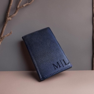 Personalized Leather Mens Wallet, Gift for Anniversary, Graduation, Dad, Boyfriend, Him, Husband, Father, Handwriting Engraved Custom Wallet