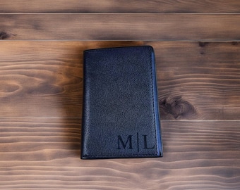 Personalized Wallet Trifold, Gift for Anniversary, Graduation, Dad, Boyfriend, Husband, Father, Handwriting Engraved Custom Leather Wallet