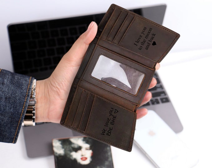 We Love You So Much - Personalized Bifold Wallet - Gift For Dad