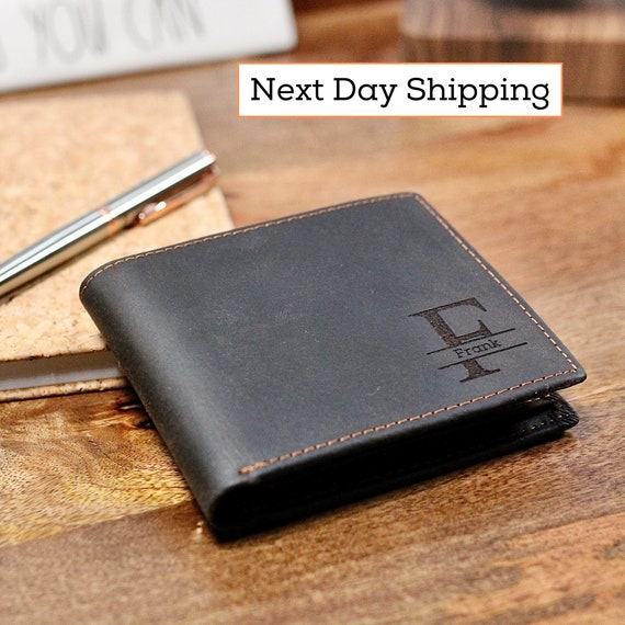 Men's Leather Wallet, Handmade Bi-Fold Wallet, 3rd Anniversary Gift For Him, Everyday Cardholder, Wallet For Boyfriend