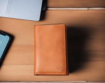 Personalized Wallet, Gift for Anniversary, Graduation, Dad, Boyfriend, Him, Husband, Father, Handwriting Engraved Custom Leather Mens Wallet