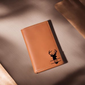 Personalized Leather Men's Trifold Wallet RFID Custom Monogram Initials Engraving Wallet Mens Custom Wallet Boyfriend Gift for Dad, Husband