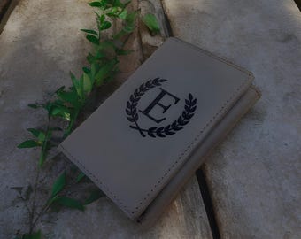 Men's Leather Trifold Wallet RFID Personalized Wallet Monogram Initials Engraving Wallet Mens Custom Wallet Boyfriend Gift for Dad, Husband