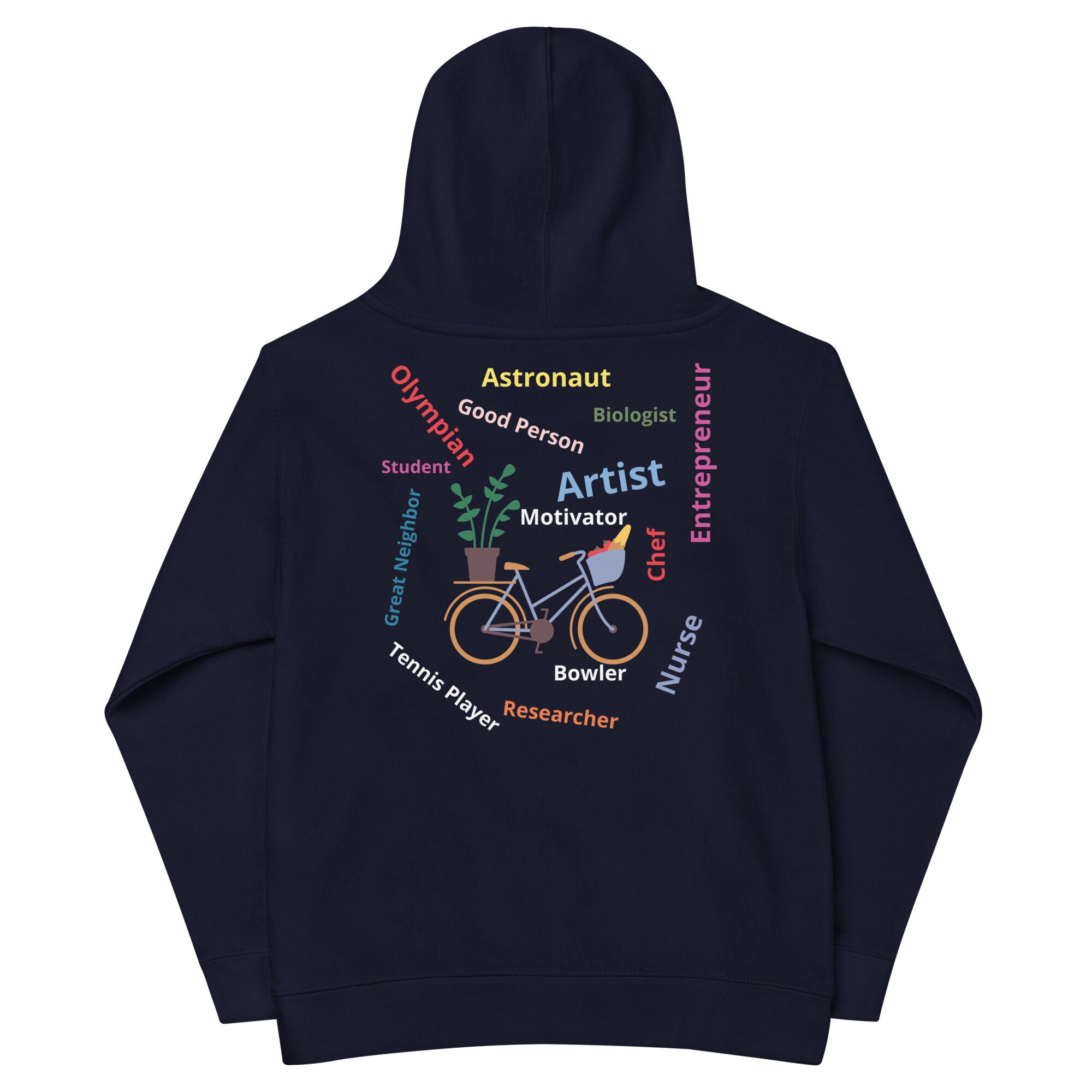 Youth Girl's I Am Mantra Hoodie Ropa Ropa unisex para niños Sudaderas con y sin capucha Sudaderas con capucha This Girl Can Be Anything Sweatshirt with Hood Motivating Typography Art Hoodie I Am A Long Sleeve Shirt 