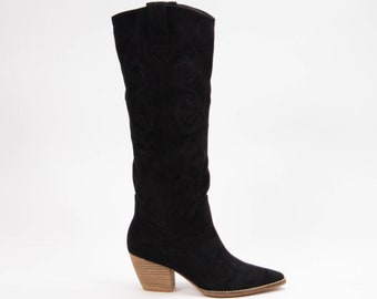 Beatrice knee high boot // Western style // Cowgirl boots