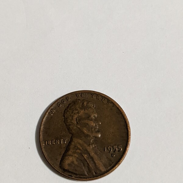 1955 Wheat Penny Denver Mint