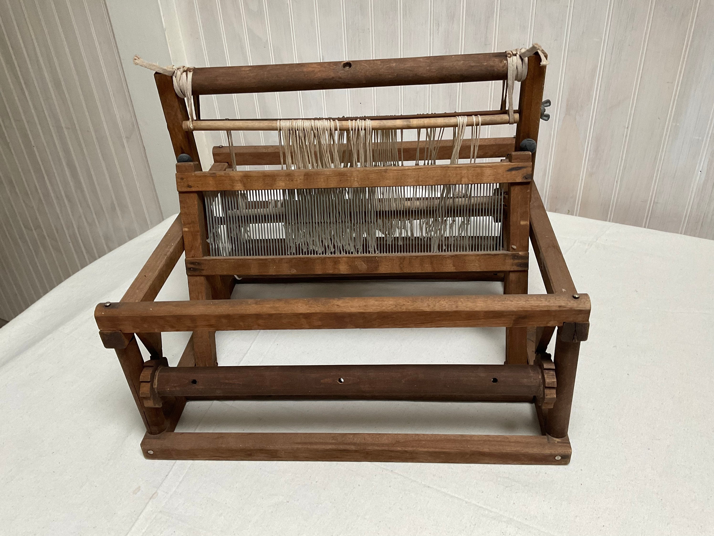 Antique Table Top Weaving Loom Antique Wooden Loom Textile Etsy
