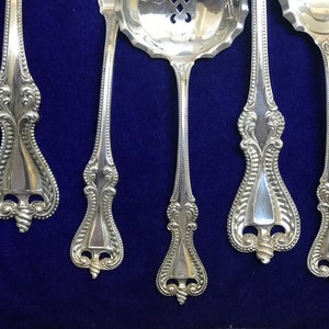 Old Colonial Sterling Flatware, by Towle, circa 1849, Made inUSA, 54 Pcs, 6 pc place settings for 8, NO monograms, discontinued, RARE