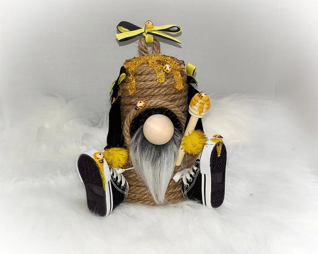 Beehive Handmade Gnome Nordic Gnome Tomte Nisse Gonk Bee - Etsy