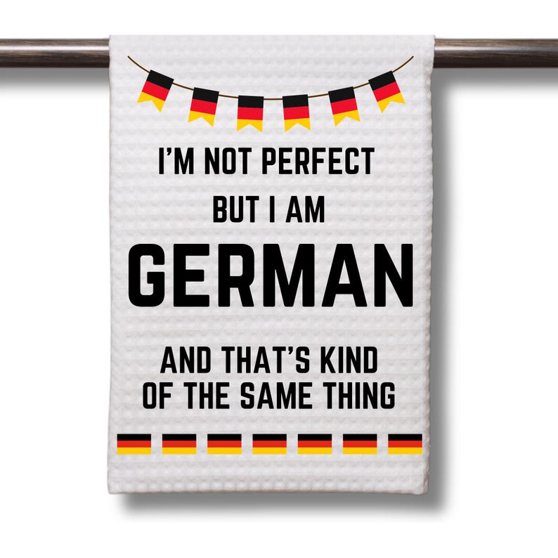 German Kitchen Rag Funny German Kitchen Towel: Heritage Gift - Etsy