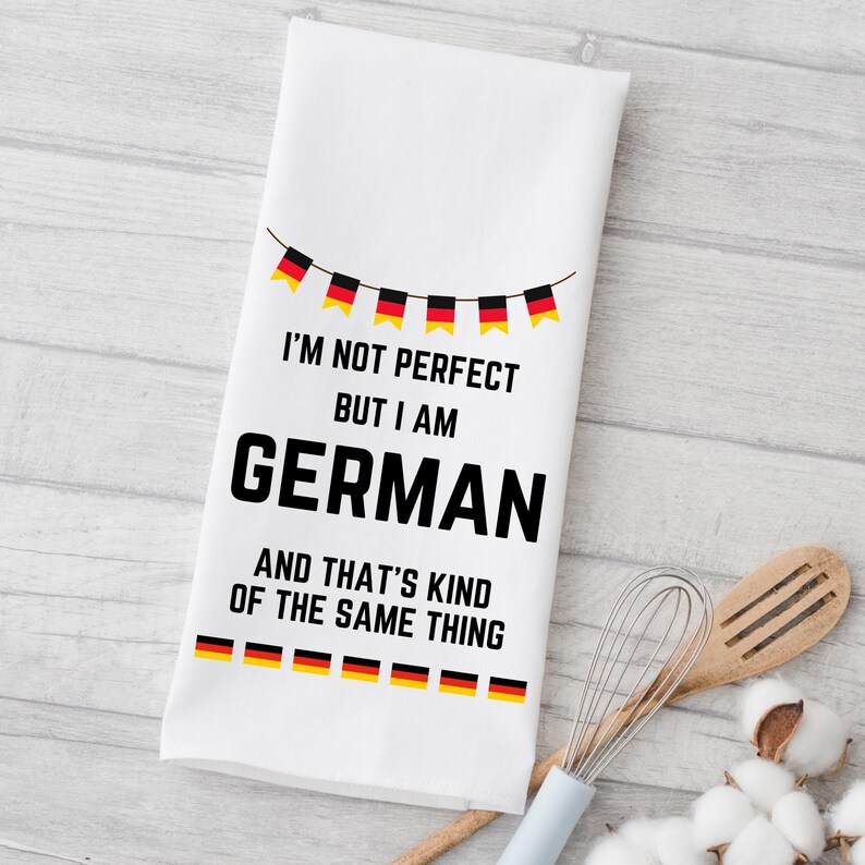 German Kitchen Rag Funny German Kitchen Towel: Heritage Gift - Etsy