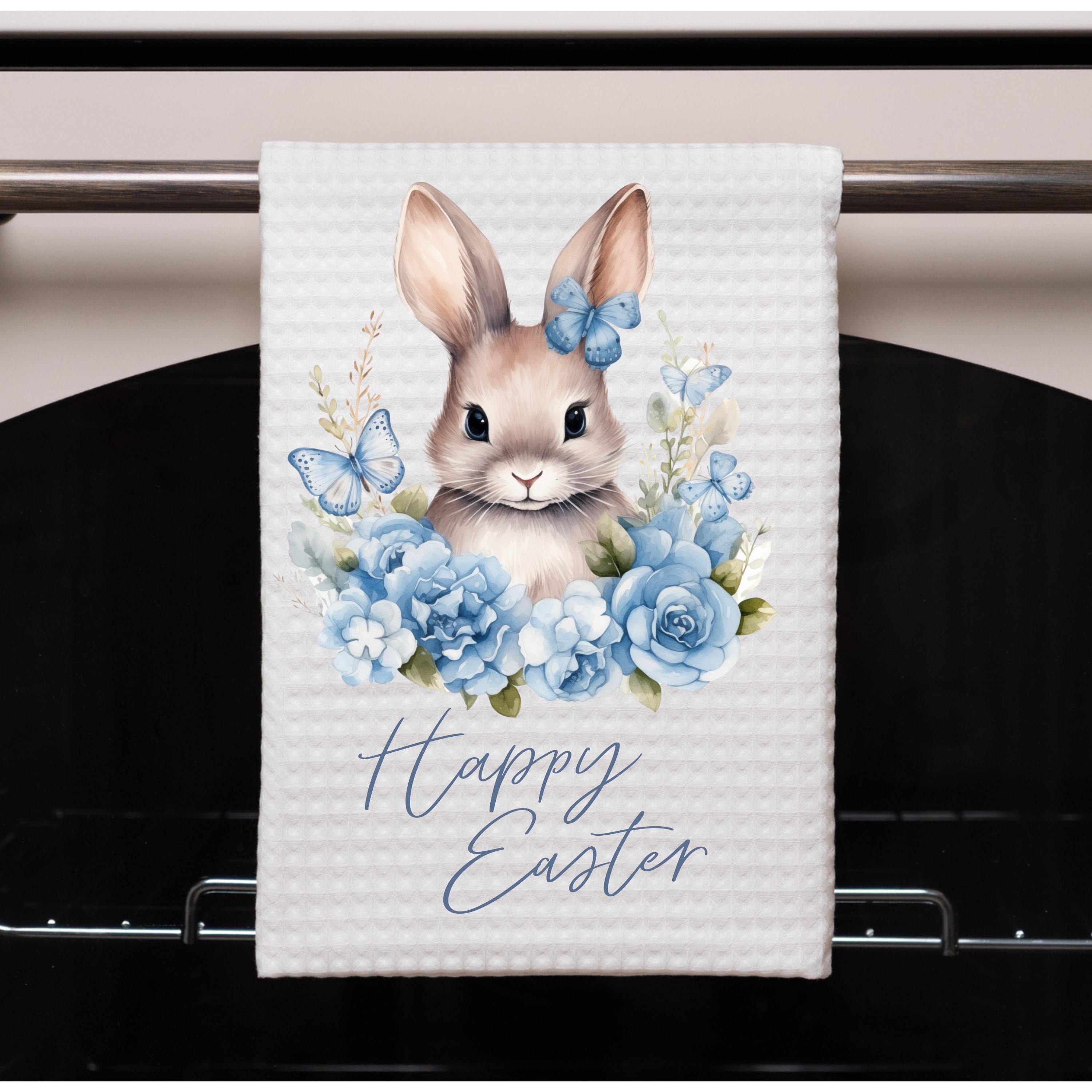 Lot De 5 Torchons De Cuisine De Pâques Et De Printemps, Maniques