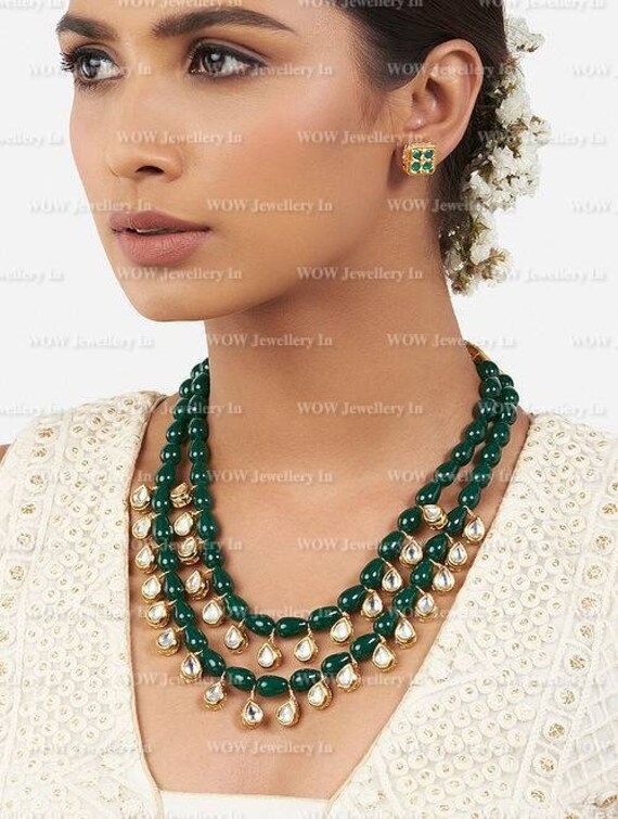 Awesome Kundan Moti Choker Set 