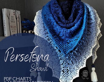 Persephone (Persephone) Shawl crochet pattern
