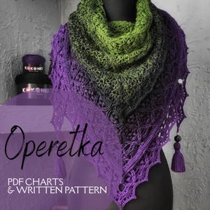 Operetta (Operetta) Shawl crochet pattern