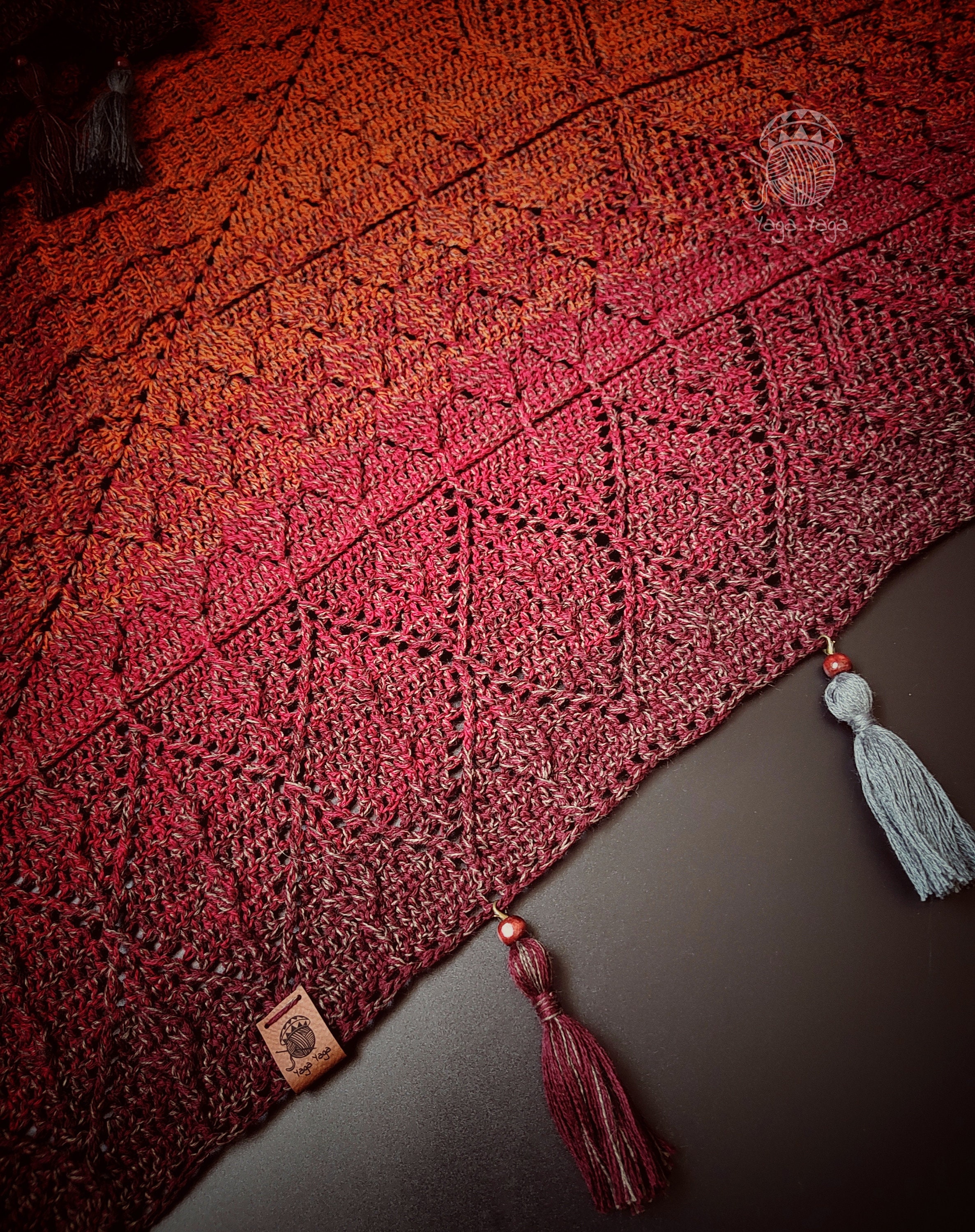 Aztec Shawl Crochet Chart - Etsy